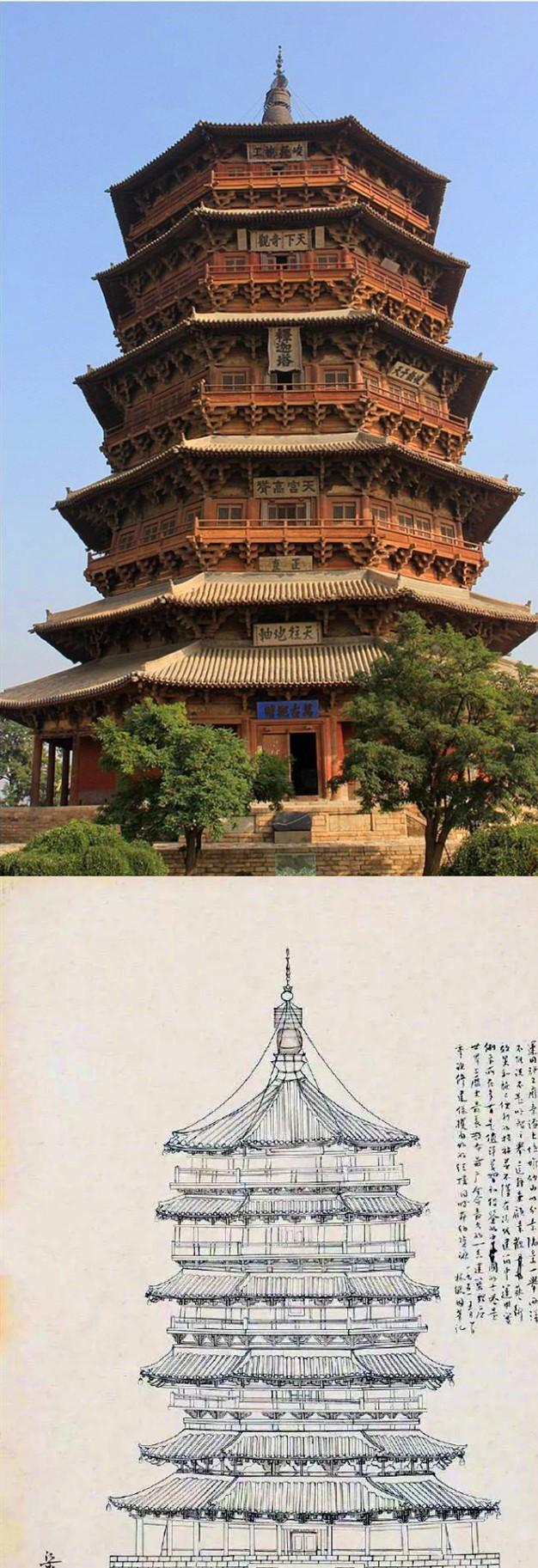 为何说林徽因梁思成是绝配?看过他俩的建筑设计手稿,惊叹:神人