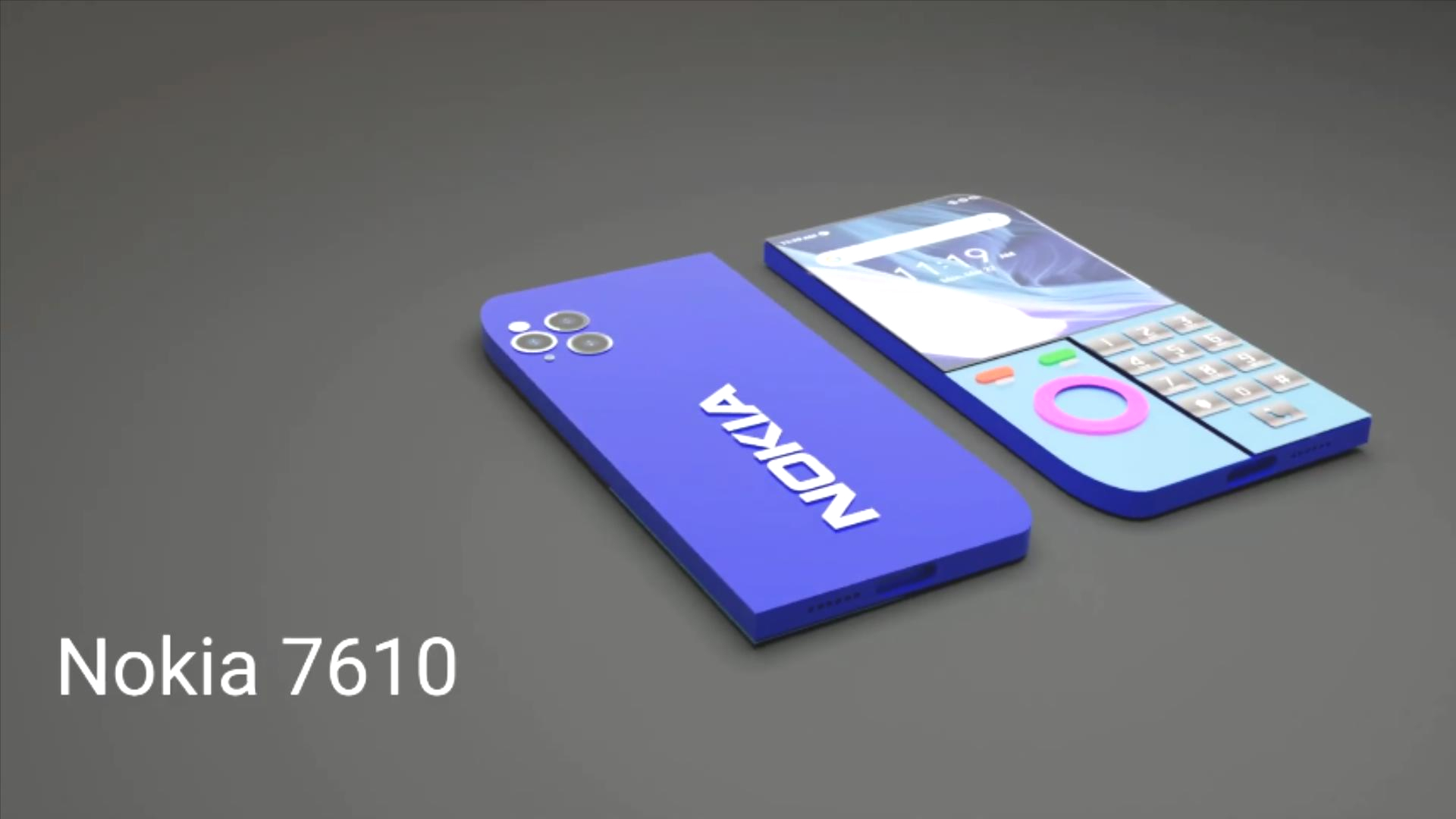 新诺基亚7610概念机:狂野的柳叶机身唤醒诺基亚情怀,屏幕更豪横