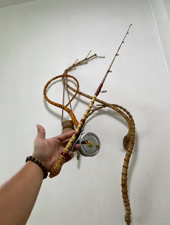 竹子鱼竿 两广传统鱼竿