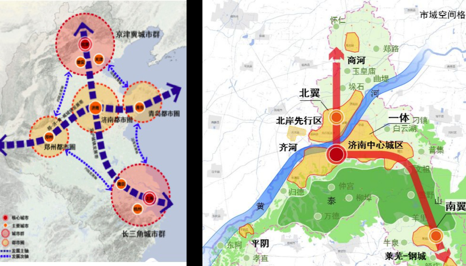 济南北跨,南越,突破一河一山限制,五大片区全新崛起,破茧成蝶