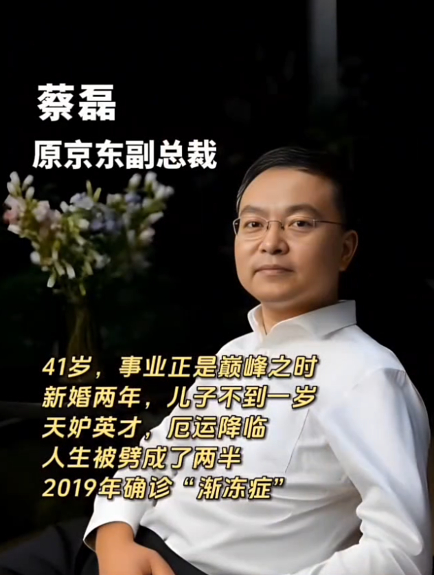 蔡磊:融资9000万,六个月就花完了,会继续卖车卖房攻克渐冻症!-度小视