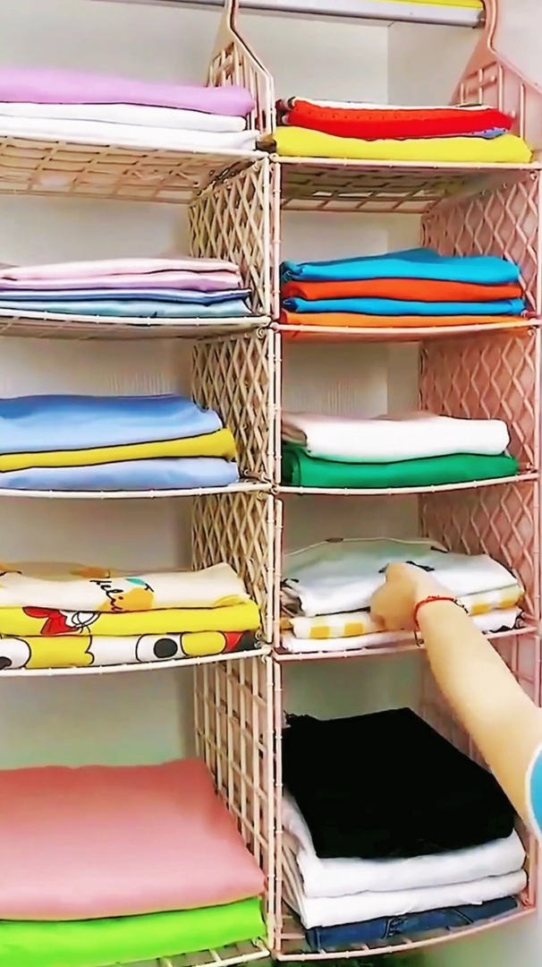 衣服不好叠放?悄悄告诉你一个整理衣物的好方法