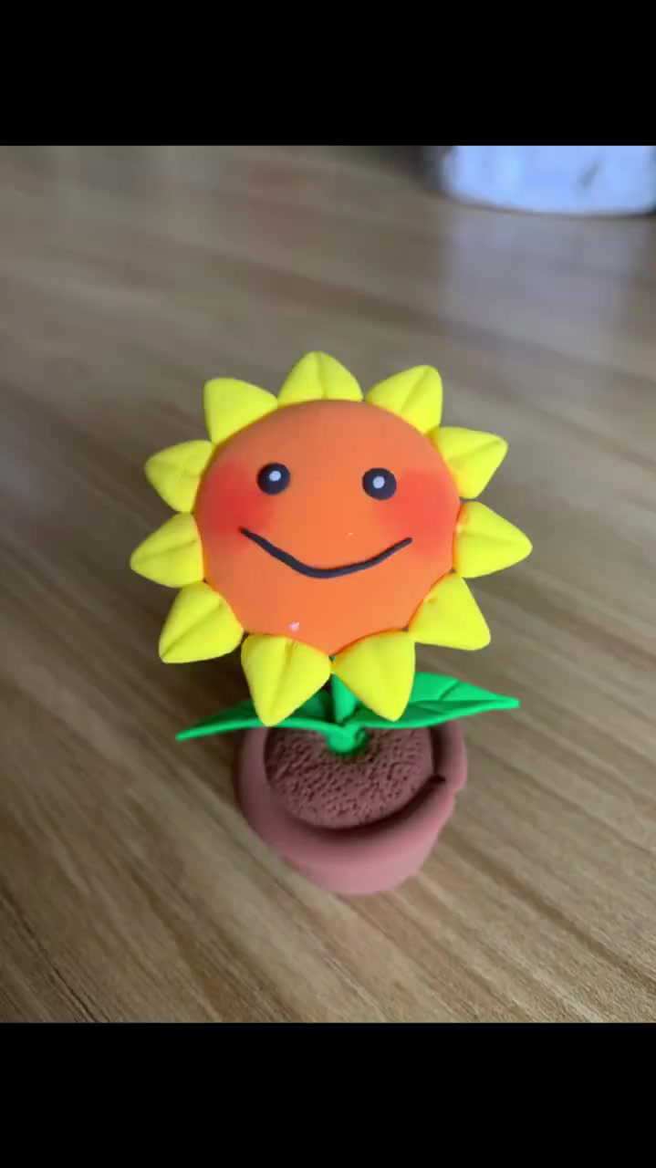 太阳花黏土教程植物大战僵尸系列