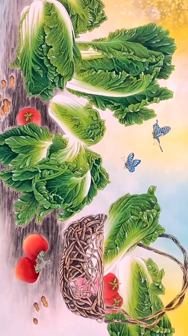 绘画不易,遇见艺术,纯手绘工笔画