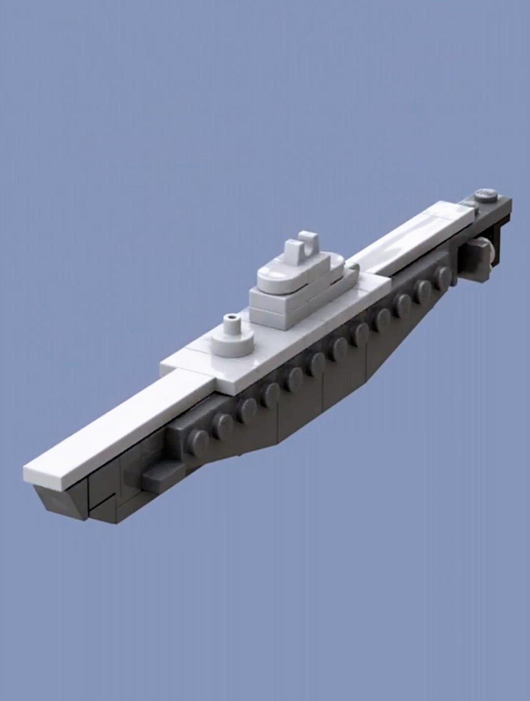 乐高moc德国u505潜艇