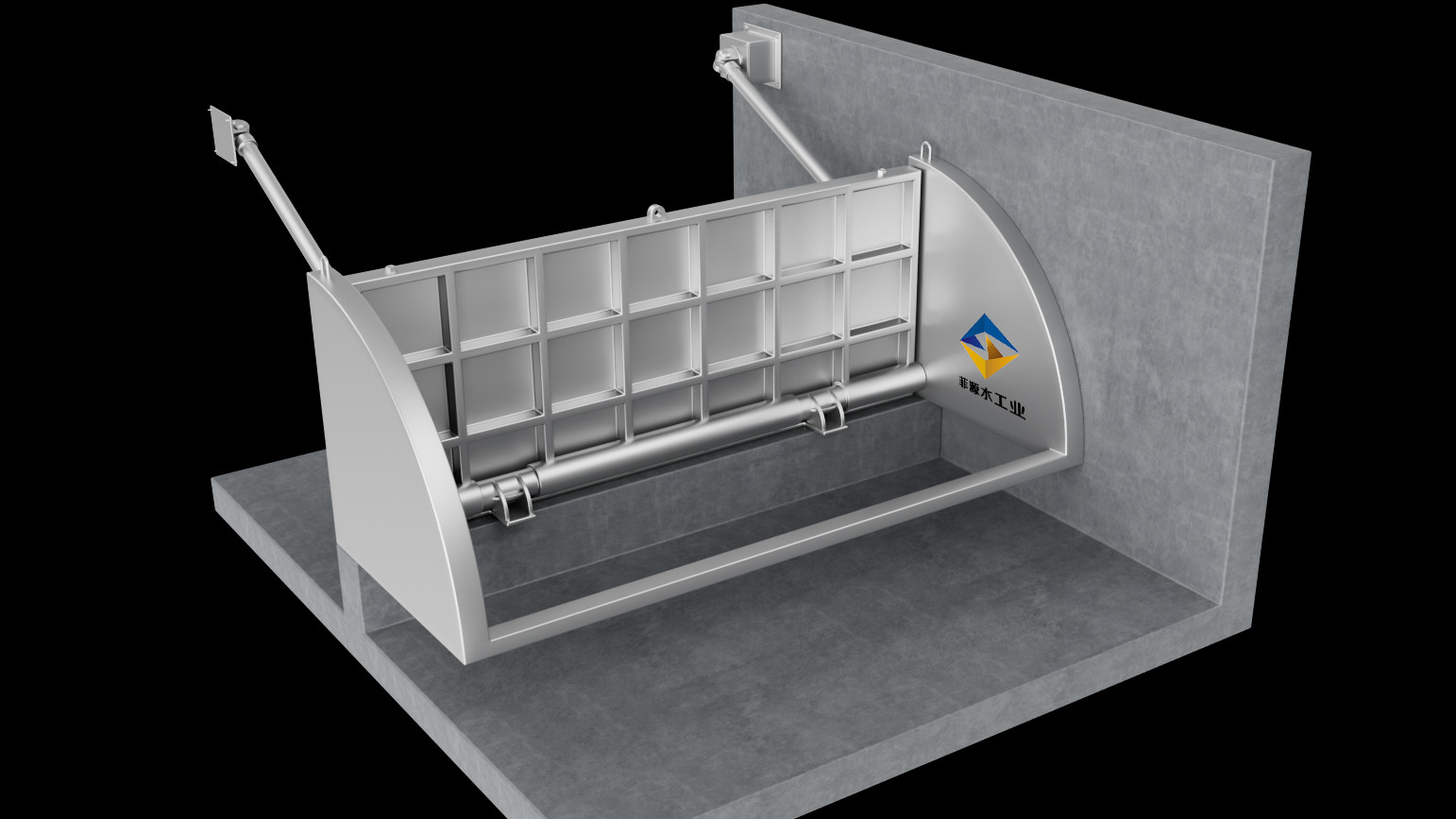 液动旋转堰门在的运用领域运行原理及使用方法