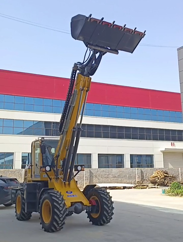 多功能伸缩臂装载机,加长臂铲车局改7.8米