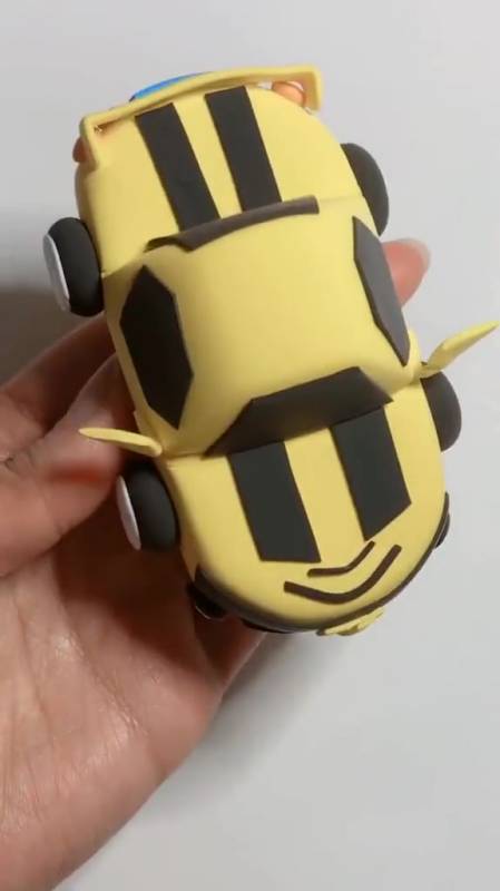超轻粘土教程汽车大黄蜂汽车粘土教程