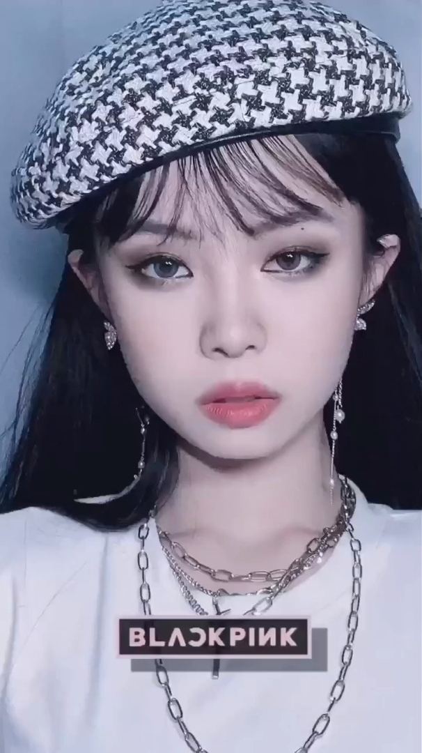 微醺小野猫jennie单人海报仿妆