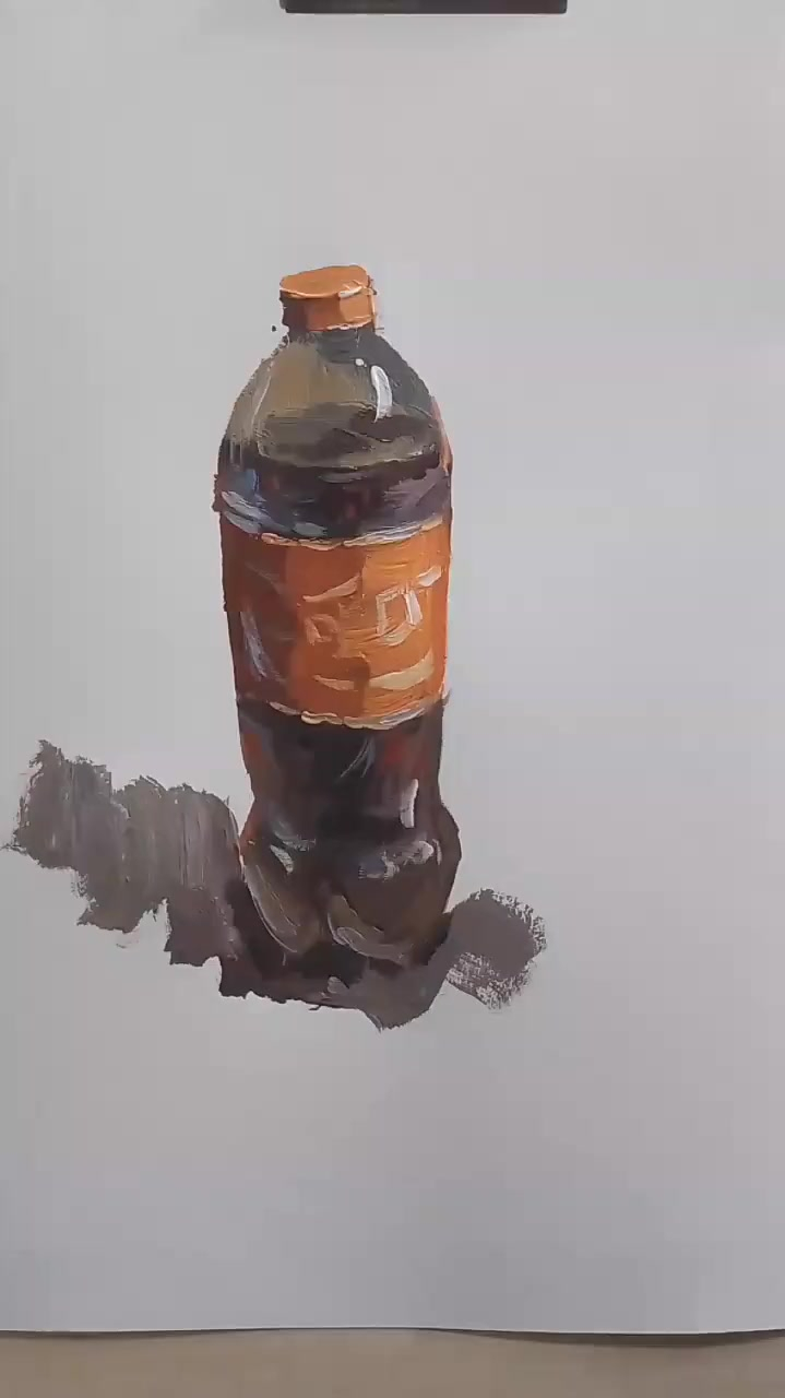 可口可乐水粉画图片图片