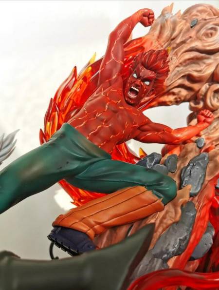 超燃 迈特凯对战六道斑 那个差点一脚踢出火影大结局的男人-度小视