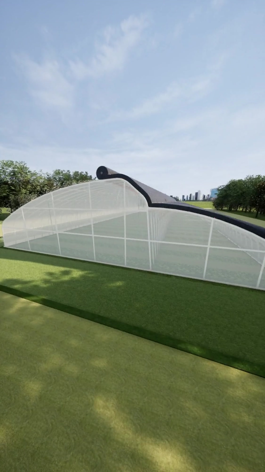 半坡暖棚北方阴阳棚