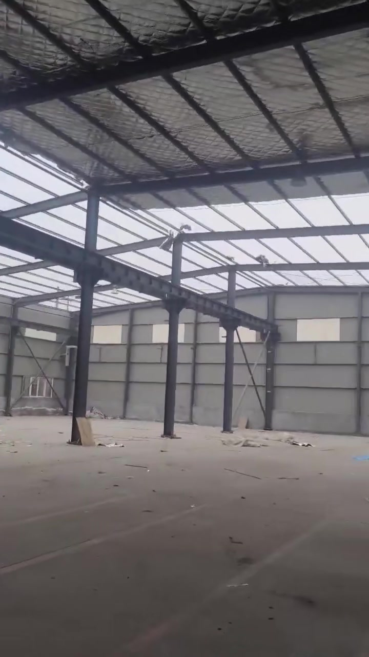 50米跨度二手钢结构厂房,能比新的材料节省几十万预算