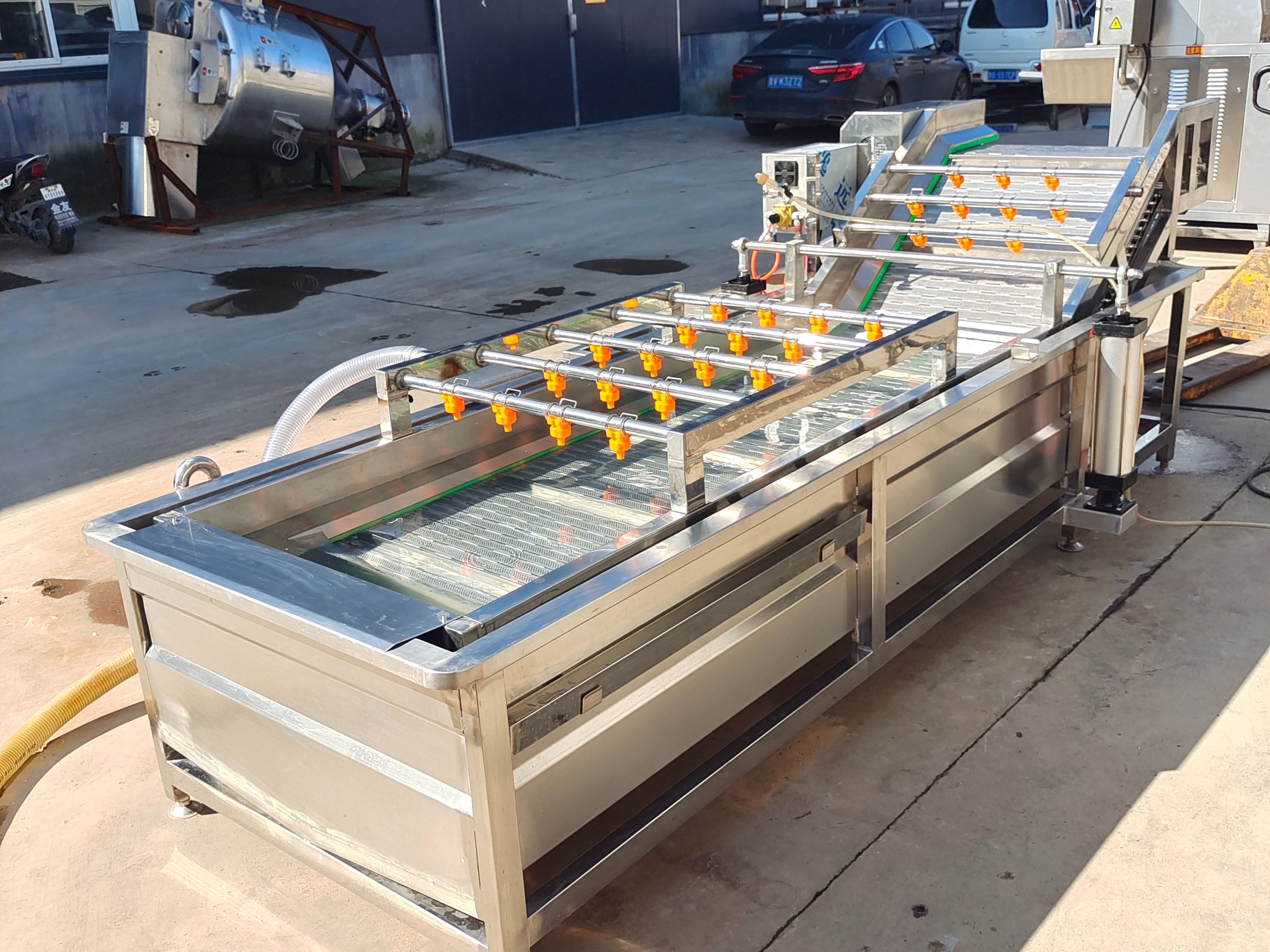 果蔬清洗机,蔬菜清洗机,气泡清洗机设备