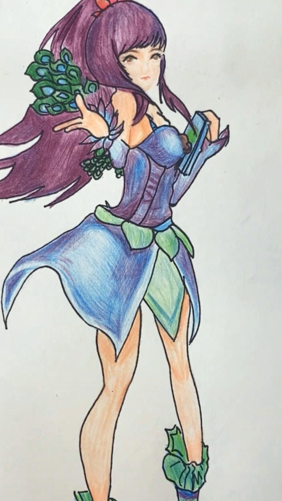 不同画法的陈思思,你喜欢哪一种绘画方式?-度小视