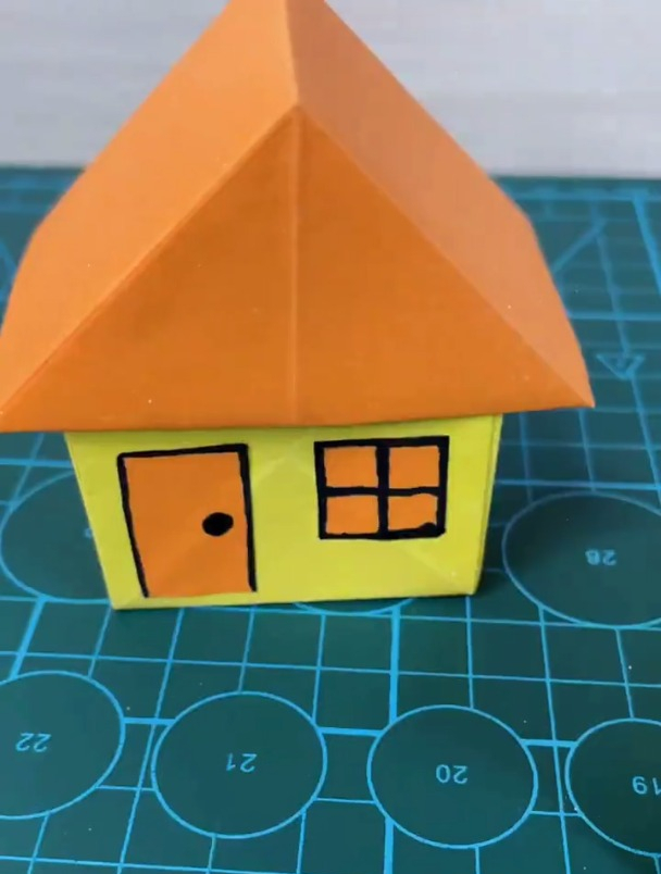 迷你小房子折纸教程