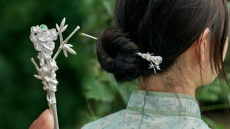 手工制作发簪过程分享!四君子之一竹簪传承中华文化,手作,其他手工艺,好看视频