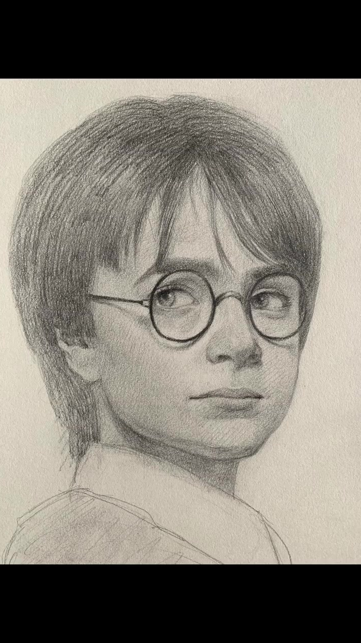 素描明星肖像,哈利波特