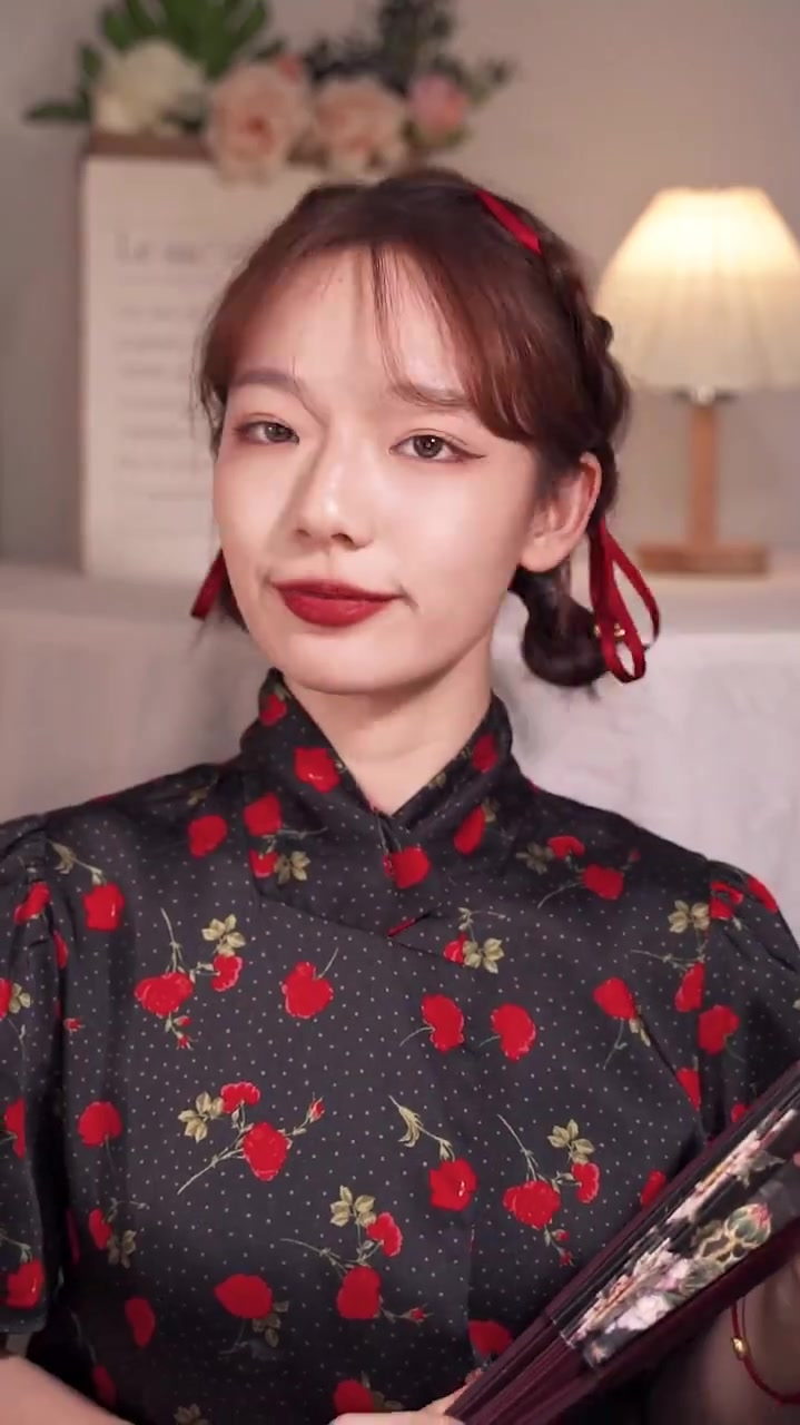 国风真就yyds国潮千禧豆蔻年华短发编发