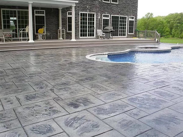 艺术混凝土水泥刻纹技术:压模地坪