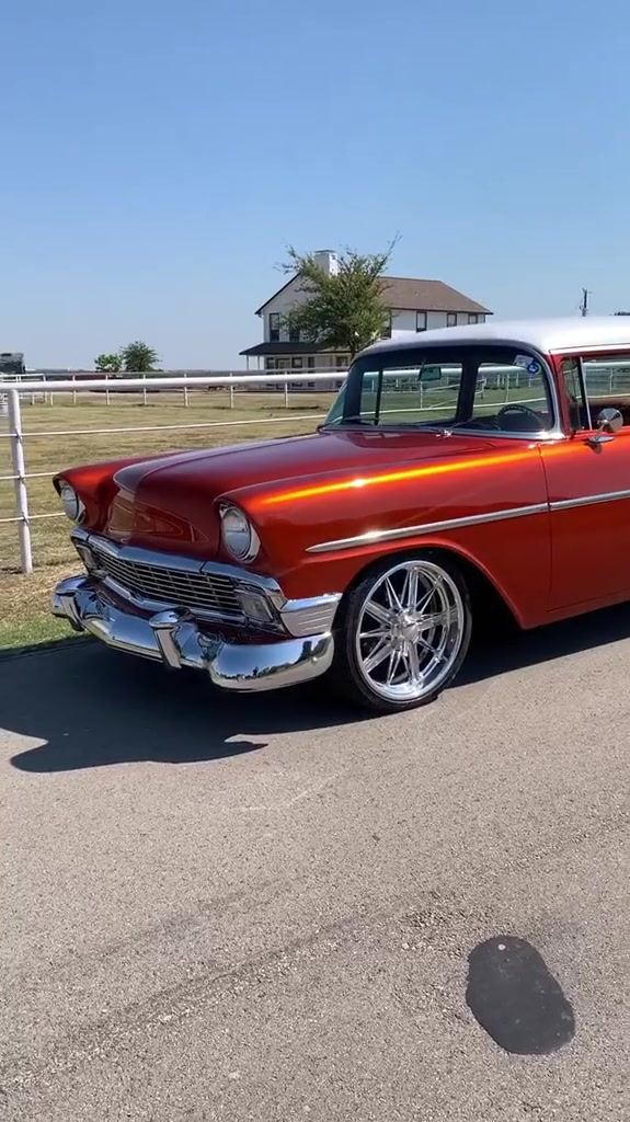 老爷车美式复古雪佛兰belair