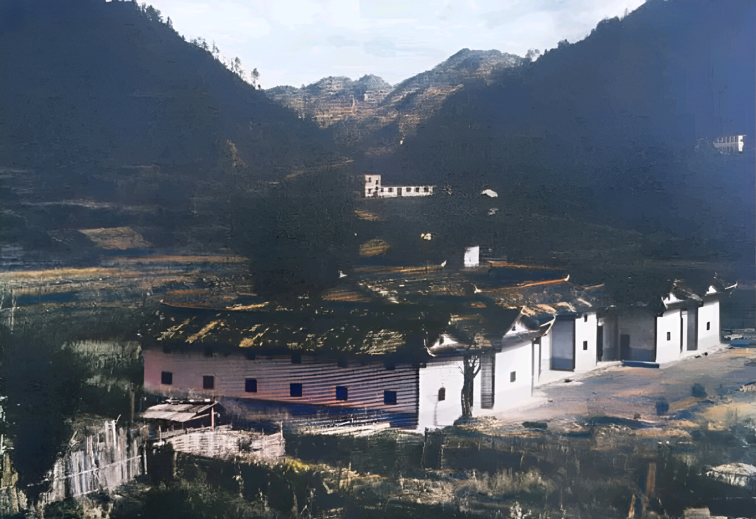 你没见过上色后的井冈山革命根据地