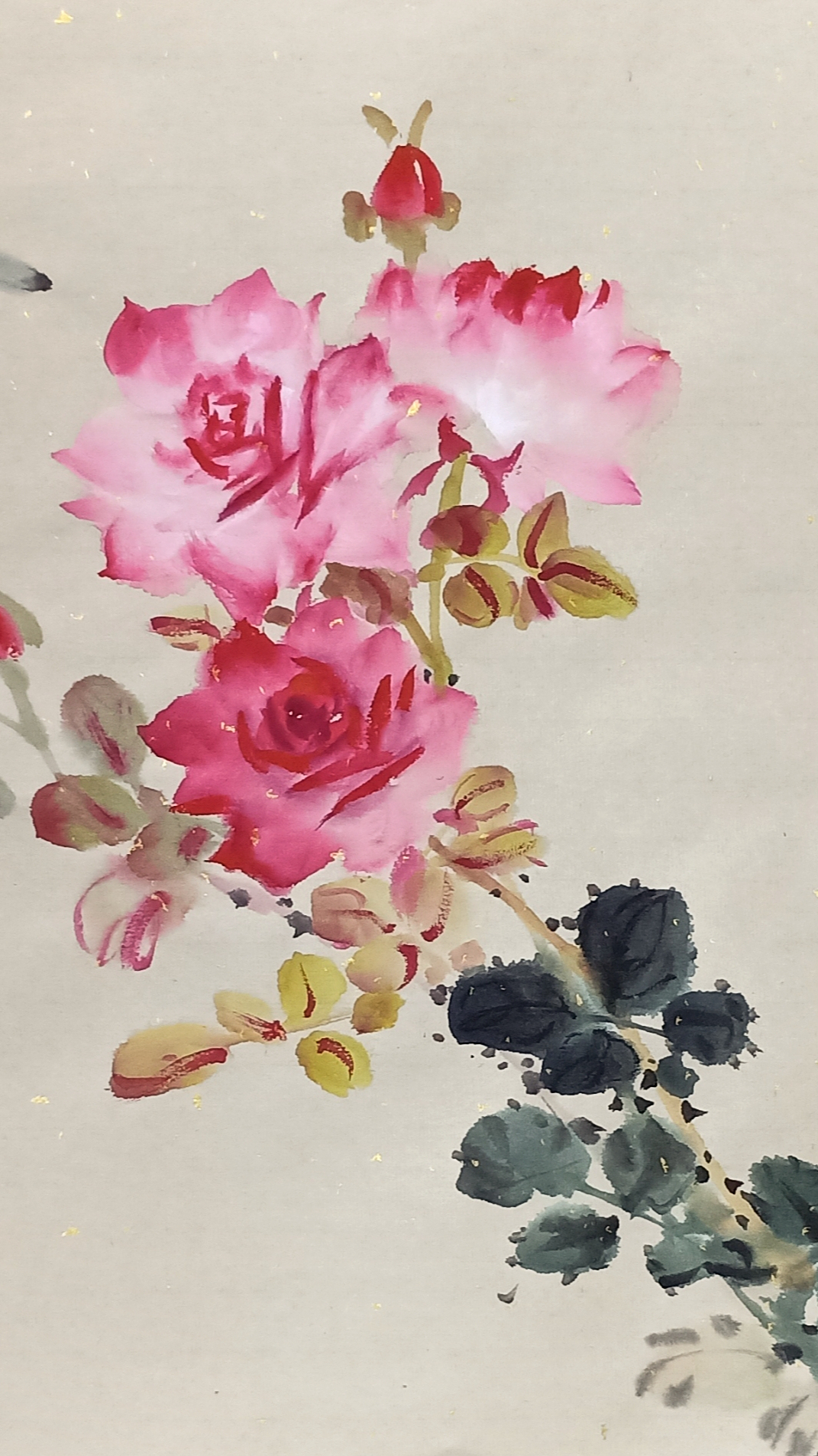 专栏小写意月季花技法片段