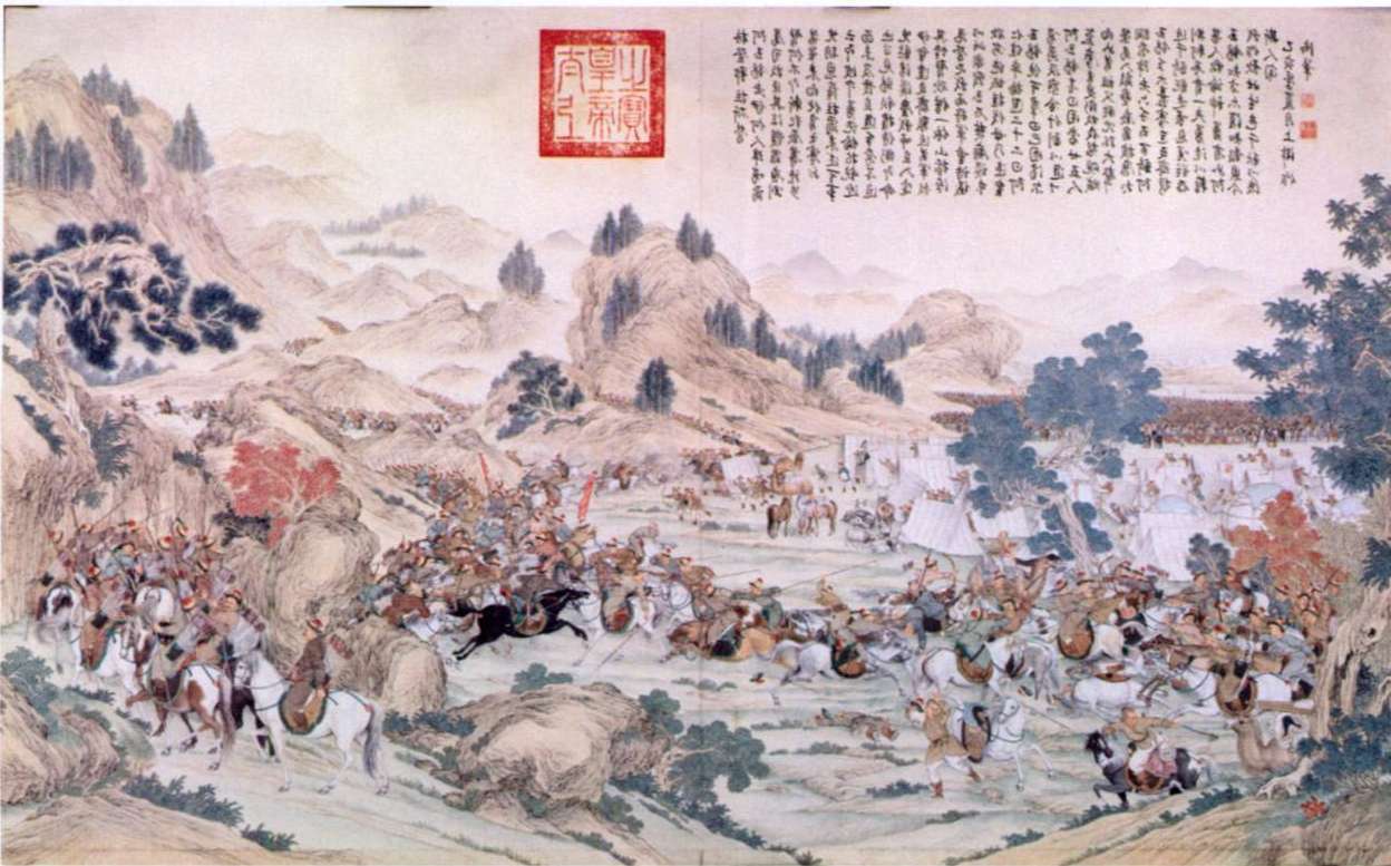 图说历史:乾隆皇帝平定准噶尔与大小和卓叛乱,统一了天山南北