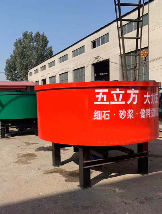 五立方混凝土湿拌砂浆储料罐青岛工地-度小视