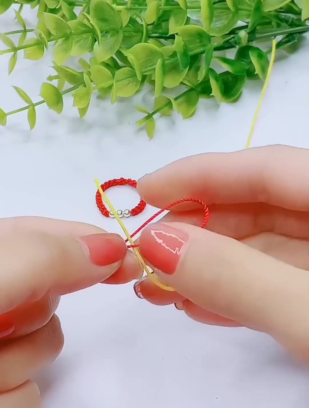 网红戒指编绳教程,简单易学