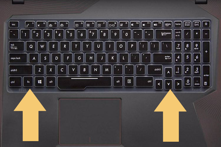 使用华硕的飞行堡垒系列笔记本电脑时,不知道如何打开电脑的键盘灯,本