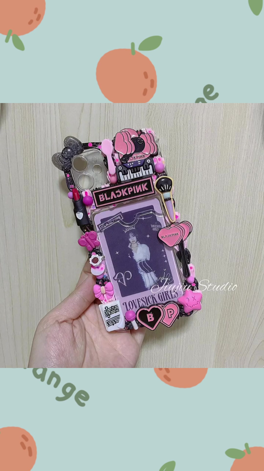 blackpink应援壳奶油胶手机壳定制奶油胶手机壳