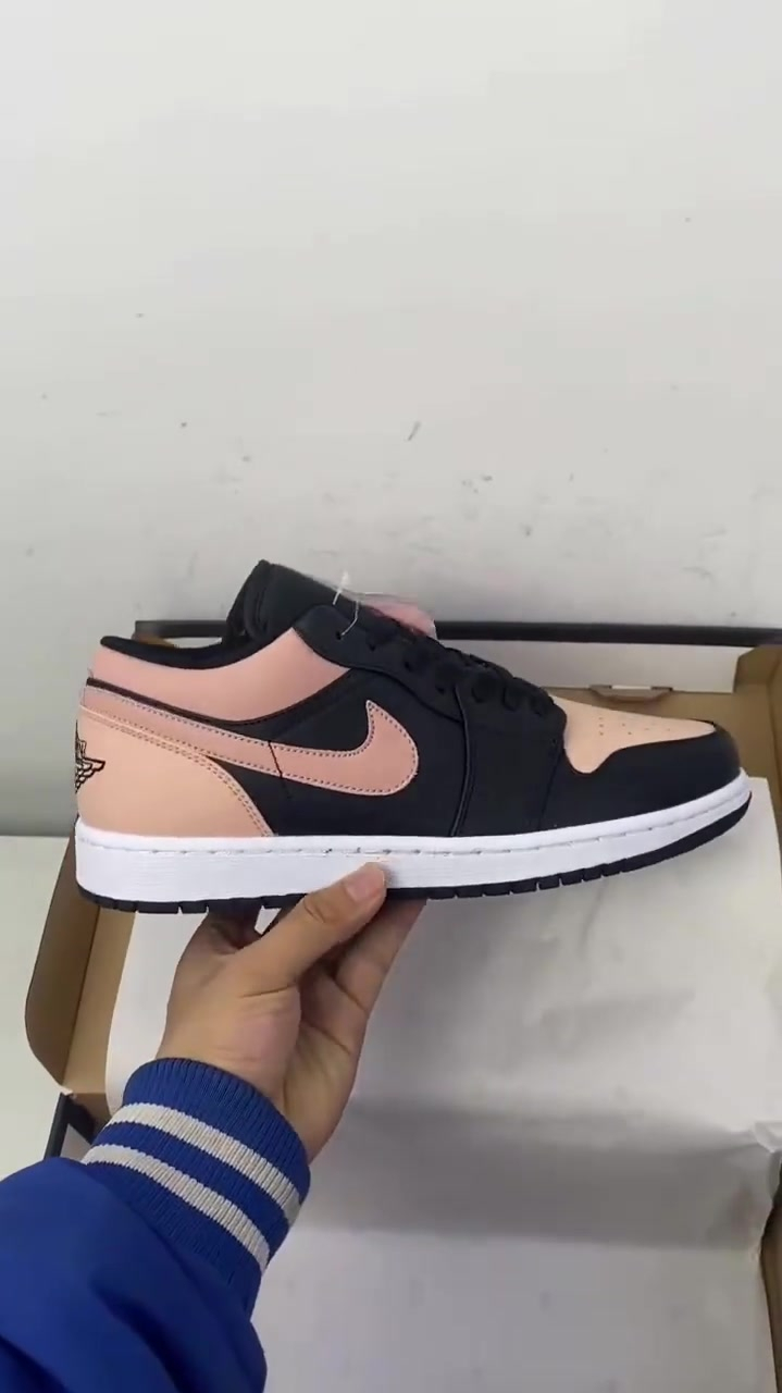 airjordan1低帮黑粉脚趾分享来啦-度小视