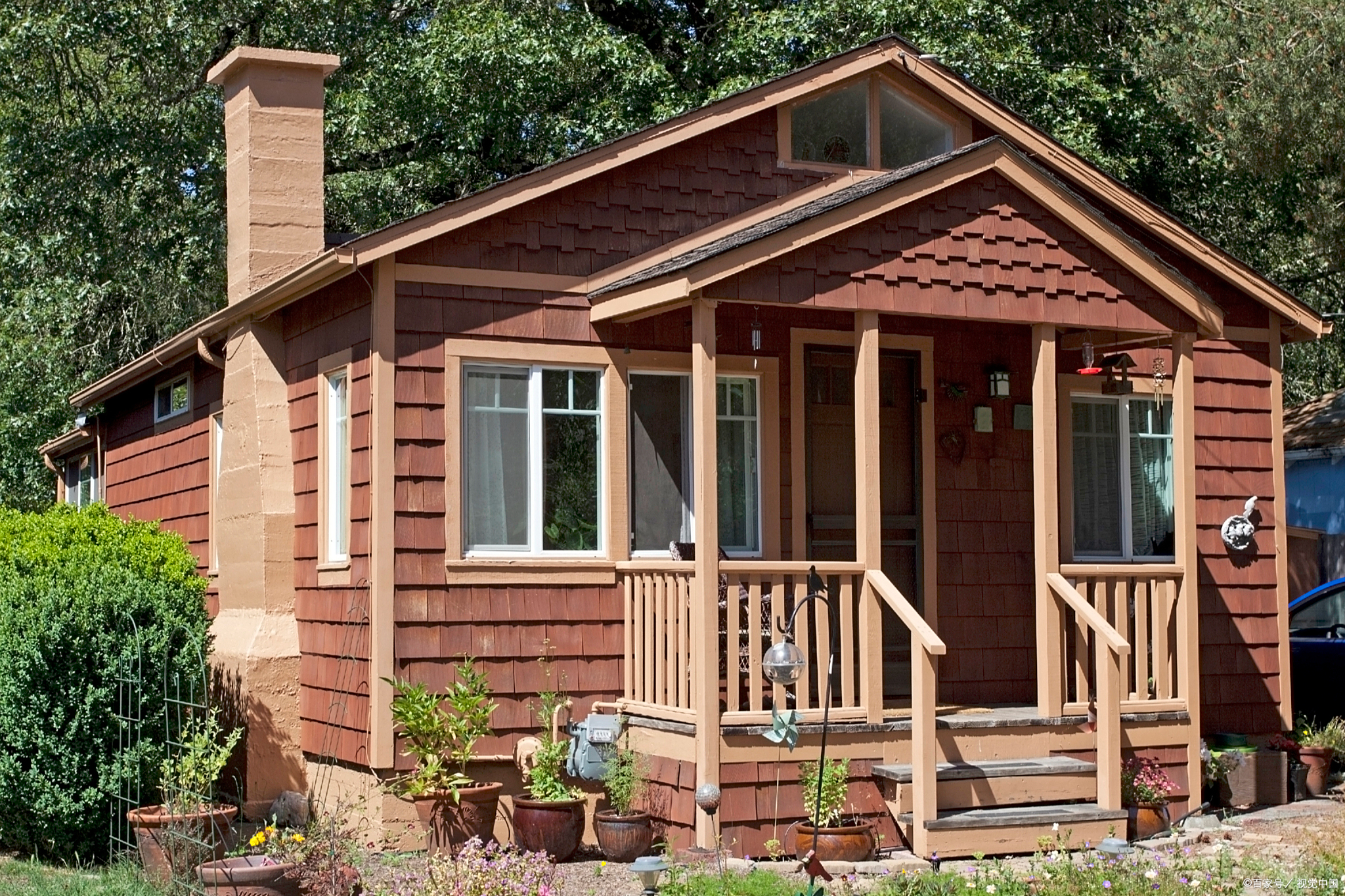 [原文:揭秘:美国人用木头建房子.