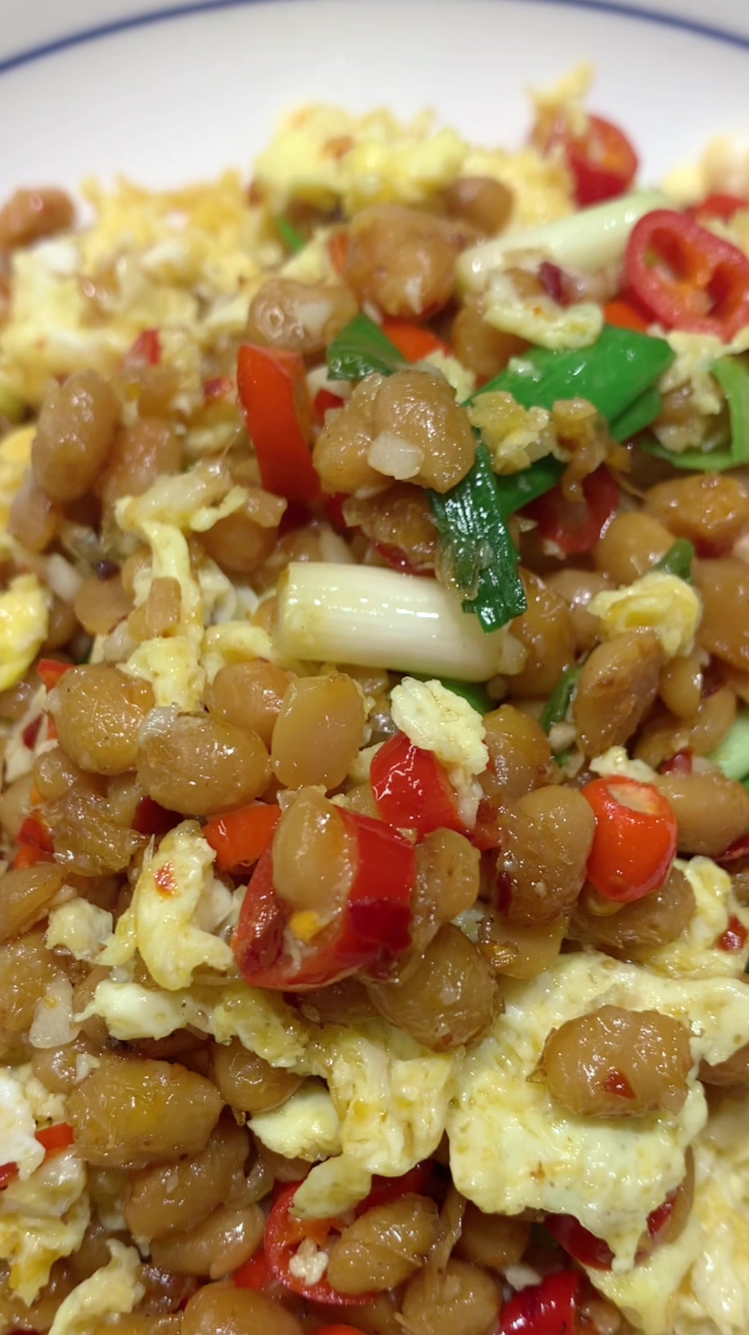 腊八豆炒蛋,吃不腻的美味