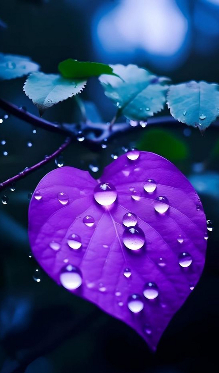 [樱花][鲜花][微风]壁纸,花叶上的露珠