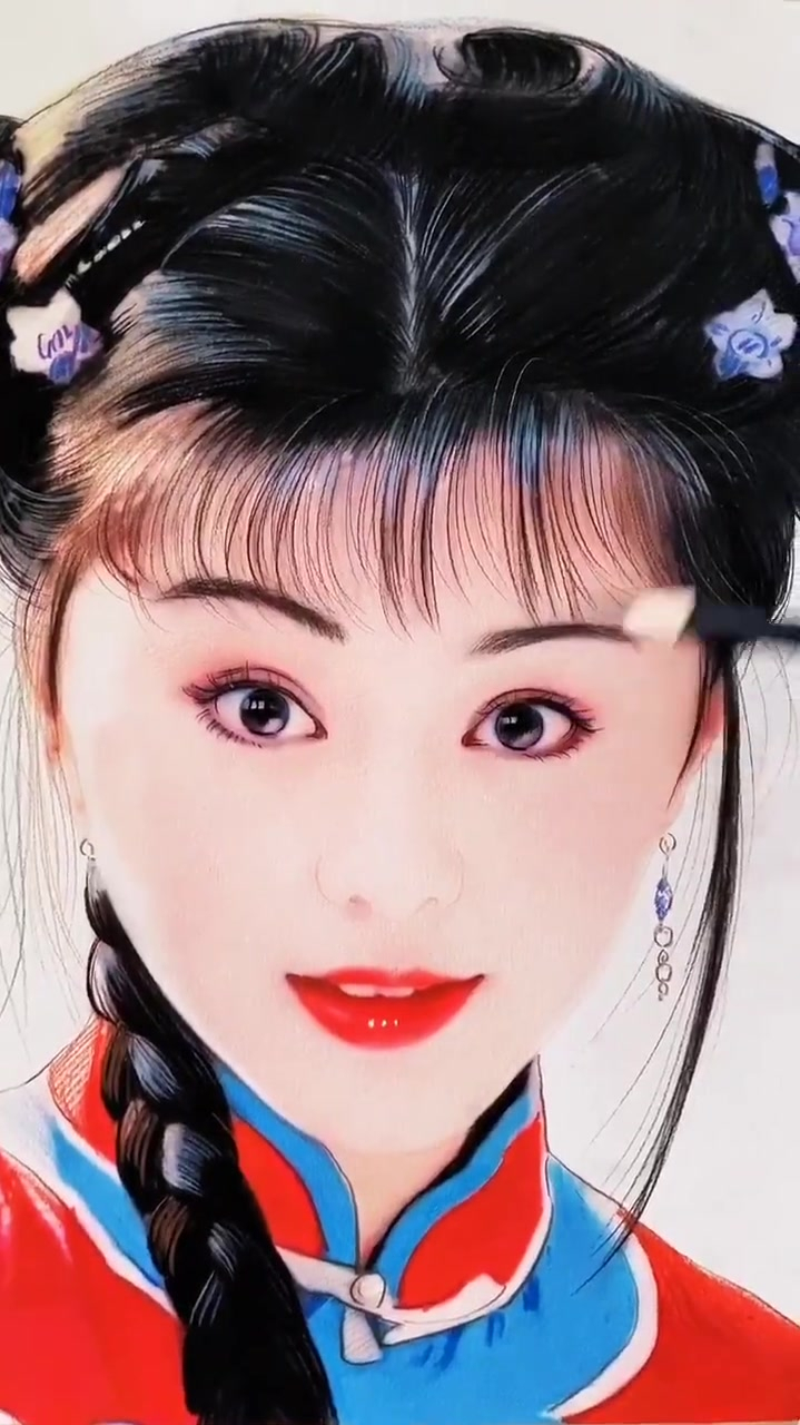 谁还记得她,画还珠格格金锁-度小视