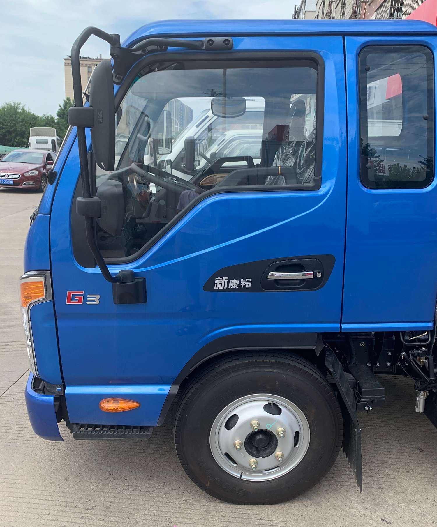 jac江淮工程车康铃g3小自卸33m货箱可出入地库