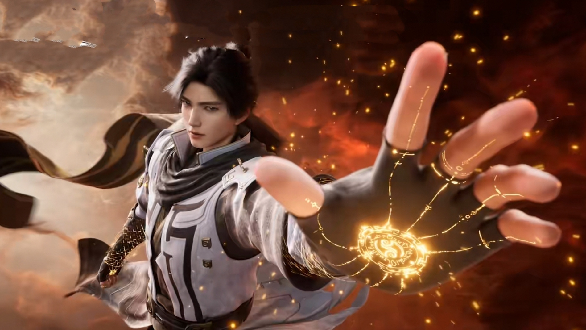 完美世界:石昊至尊骨小金人力挽狂澜,遮天联动画面叶凡建模帅气