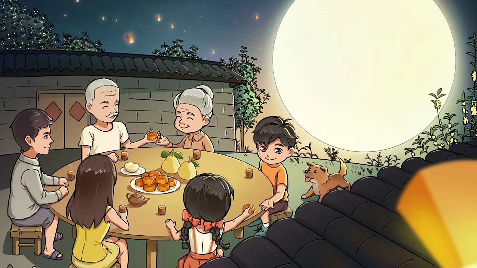 赏月饮酒,中秋节饮酒习俗从何而起?