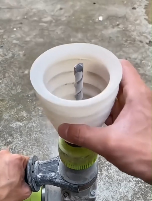 给电锤加个防尘罩,一点灰都没有