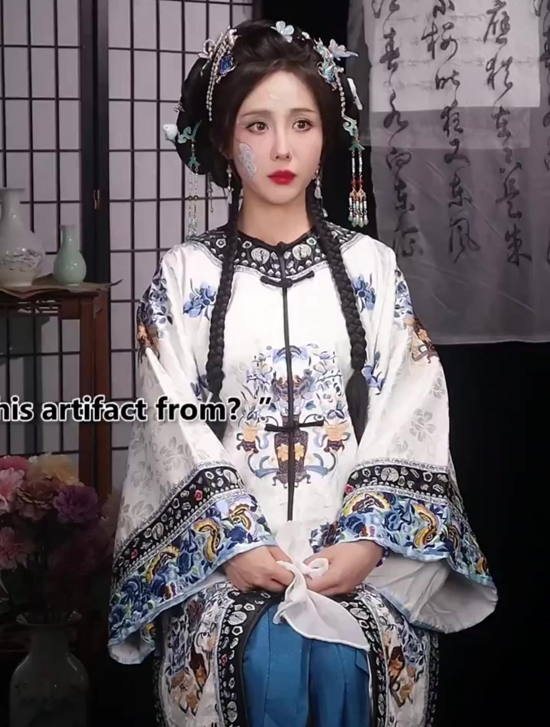 汉服变装逃出大英博物馆你们一定能回来的一个也不能少