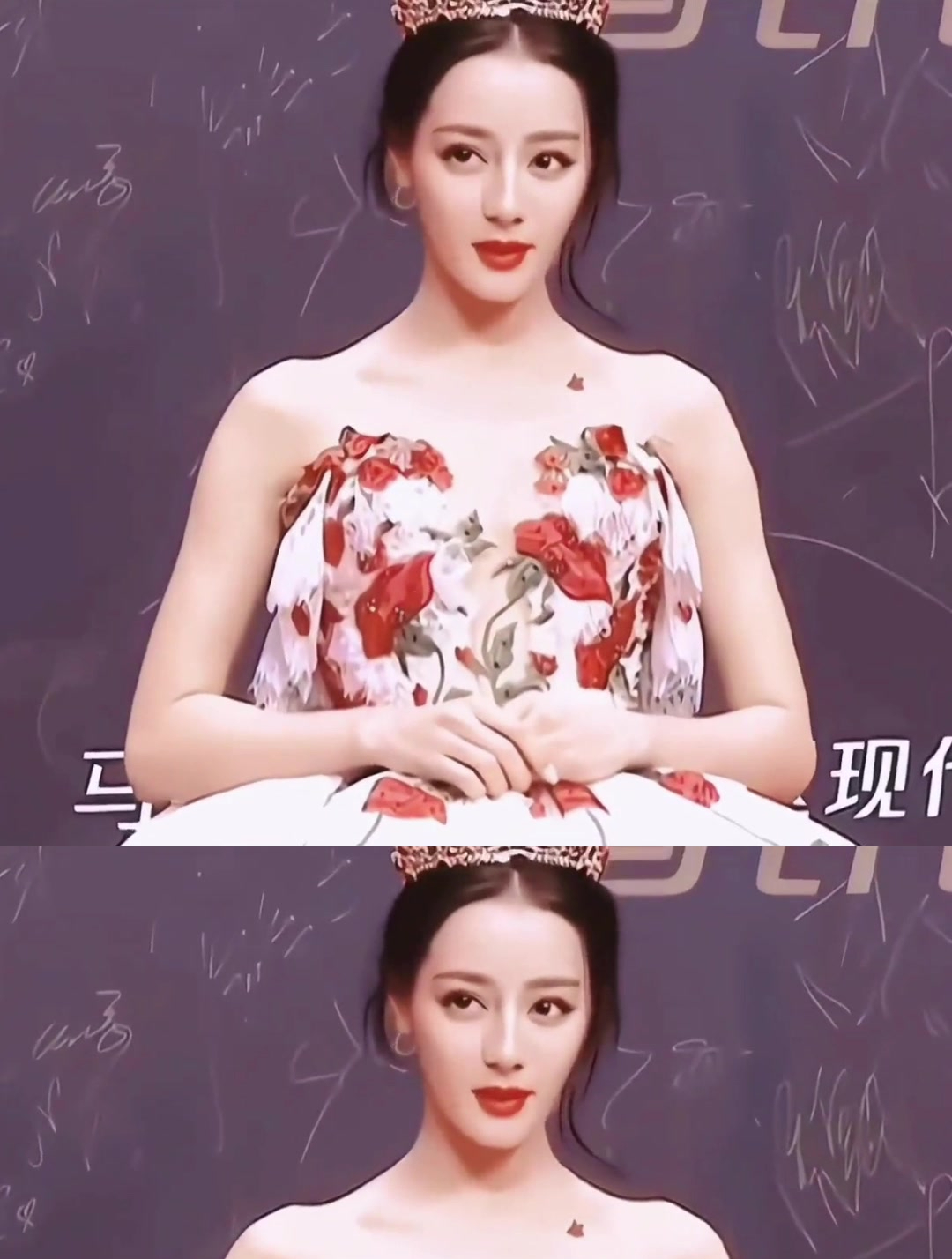 "人家站那是蜡像,我站那就是红毯!"红毯不能没有迪丽热巴-度小视