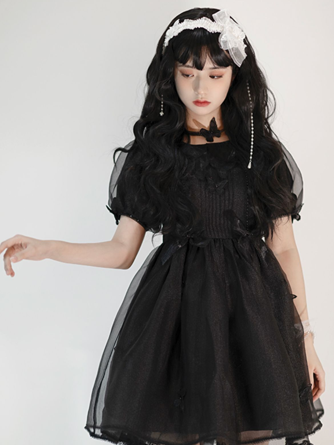 轻盈甜美的洛丽塔"泡泡裙",没有好身材也显气质,穿上更优雅