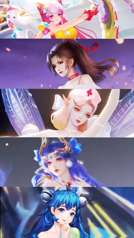 王者荣耀:当王者女英雄穿上白丝后!-度小视