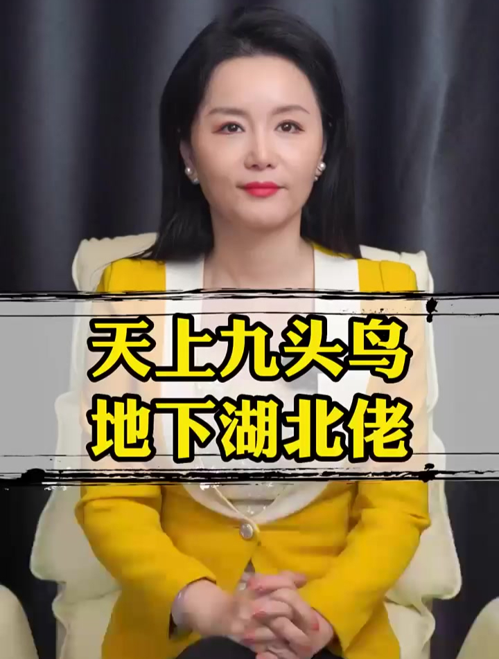 天上九头鸟,地下湖北佬