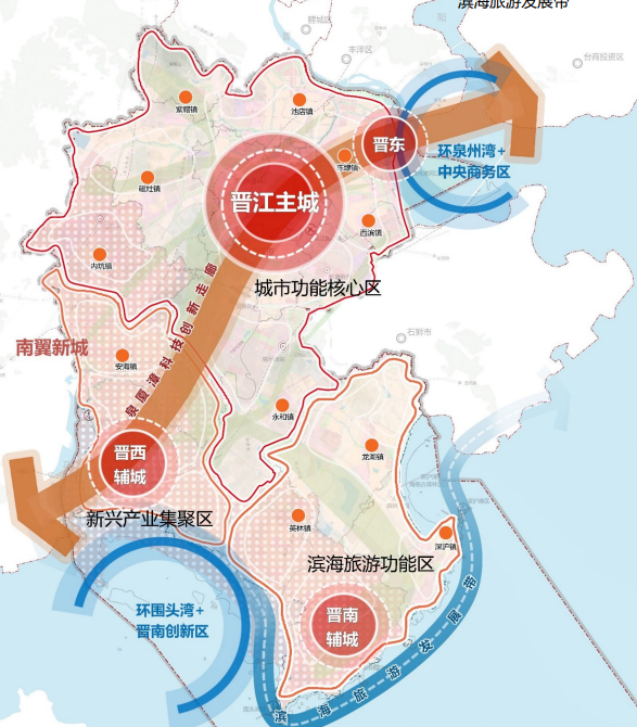 涉及城軌r1線,r4線走向,泉州晉江最新城市發展規劃出爐!