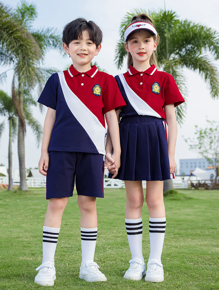 小学生校服夏季儿童毕业班服夏天幼儿园园服夏装表演合唱演出服装