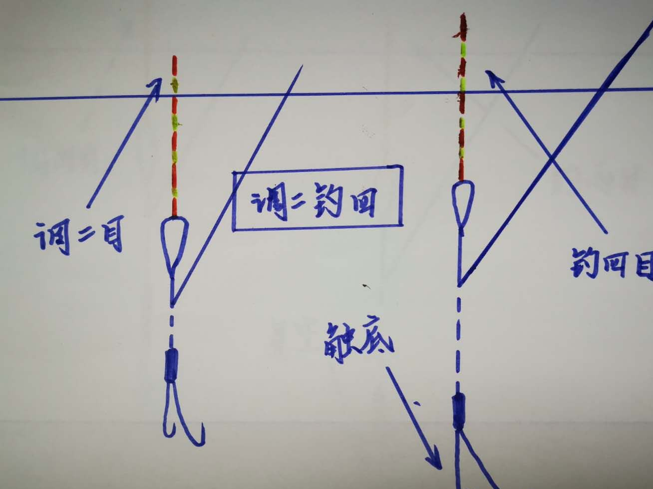 老鼠尾鱼漂图解图片