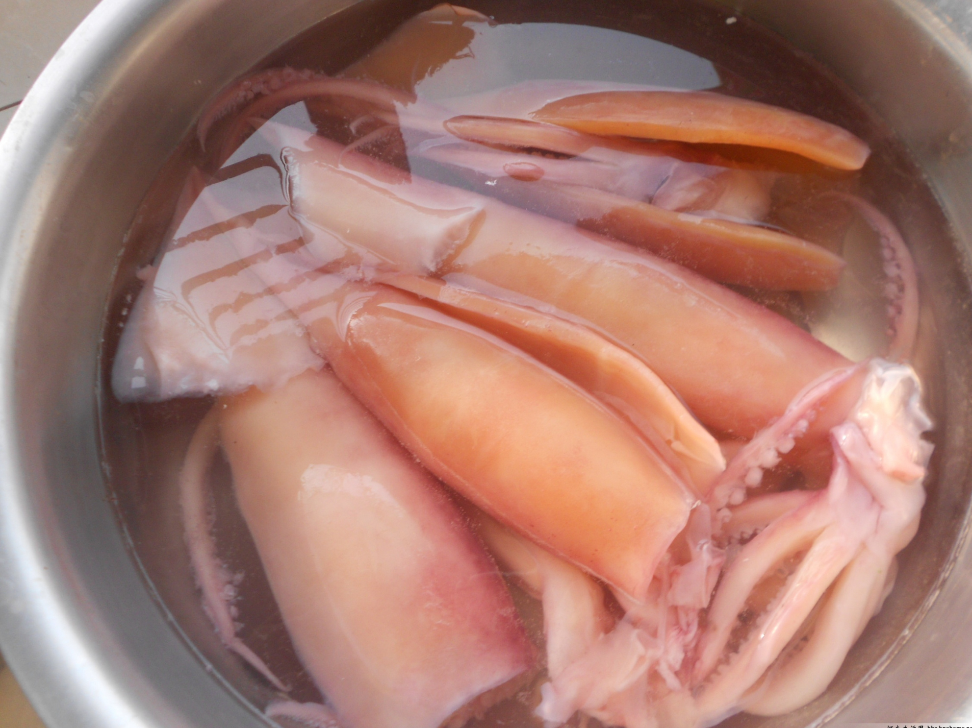 水发鱿鱼是由鱿鱼干用水胀发的,一般有"水发和"碱发"两种.